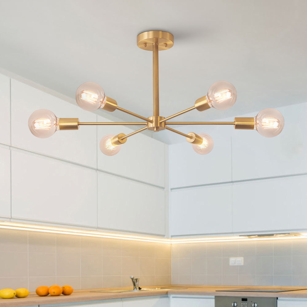 StellaSputnik | Mid-Century 3-Licht Kronleuchter