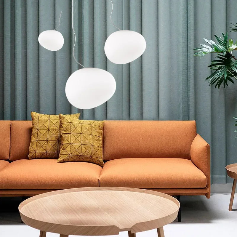 LunaSphere | Runde Glas-Hängeleuchte für moderne Eleganz