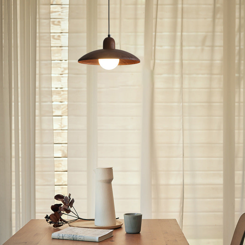 Nimara | Pendelleuchte – Wabi-Sabi Stil mit Holz und Warmem Licht für Esszimmer 2