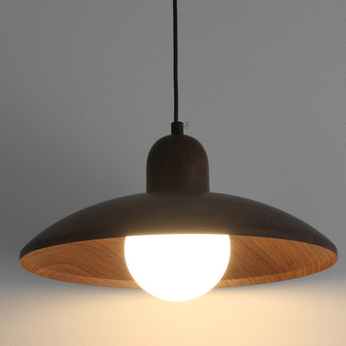 Nimara | Pendelleuchte – Wabi-Sabi Stil mit Holz und Warmem Licht für Esszimmer 4