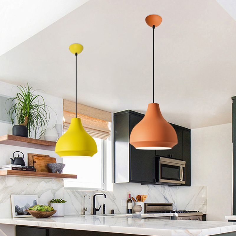 NoirLume | Moderne LED Pendelleuchte Schwarz/Gelb Wohn/Esszimmer Esstisch Metall Ceiling lights