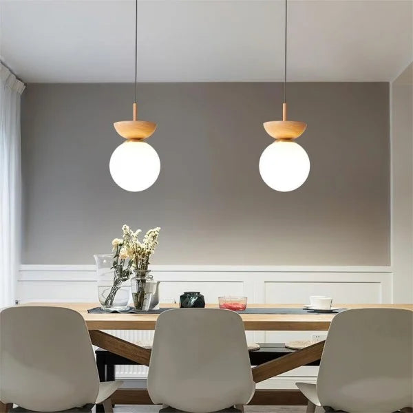 NordLicht ElementHolz | Minimalistische Schwebelampe Ceiling lights