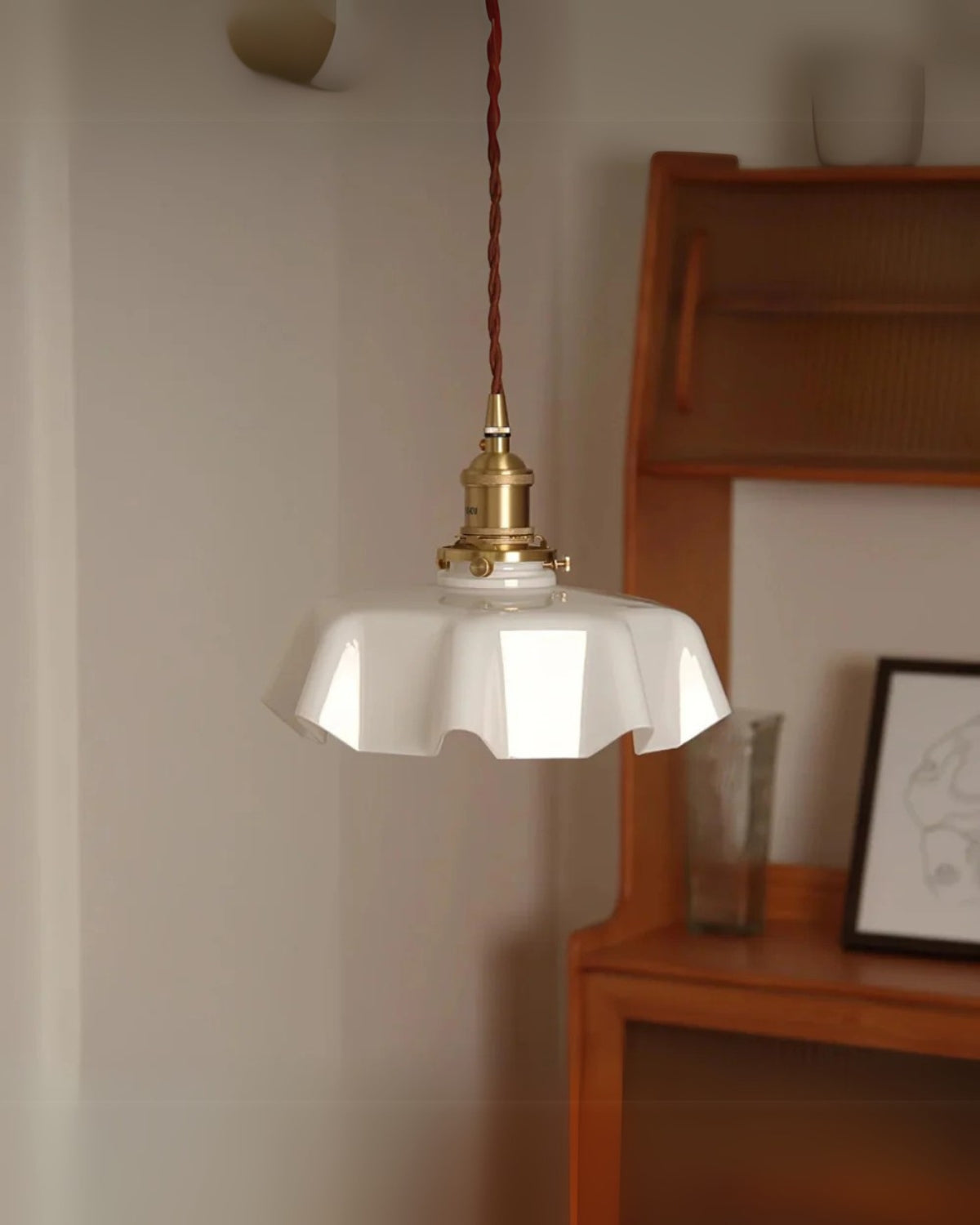 KupferGlanz | Pendelleuchte – Vintage Kupferlampe mit Glas