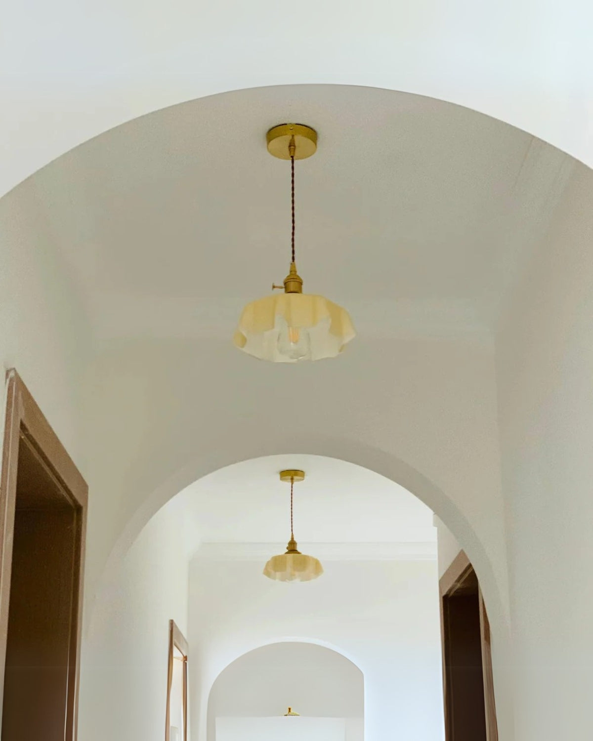 KupferGlanz | Pendelleuchte – Vintage Kupferlampe mit Glas