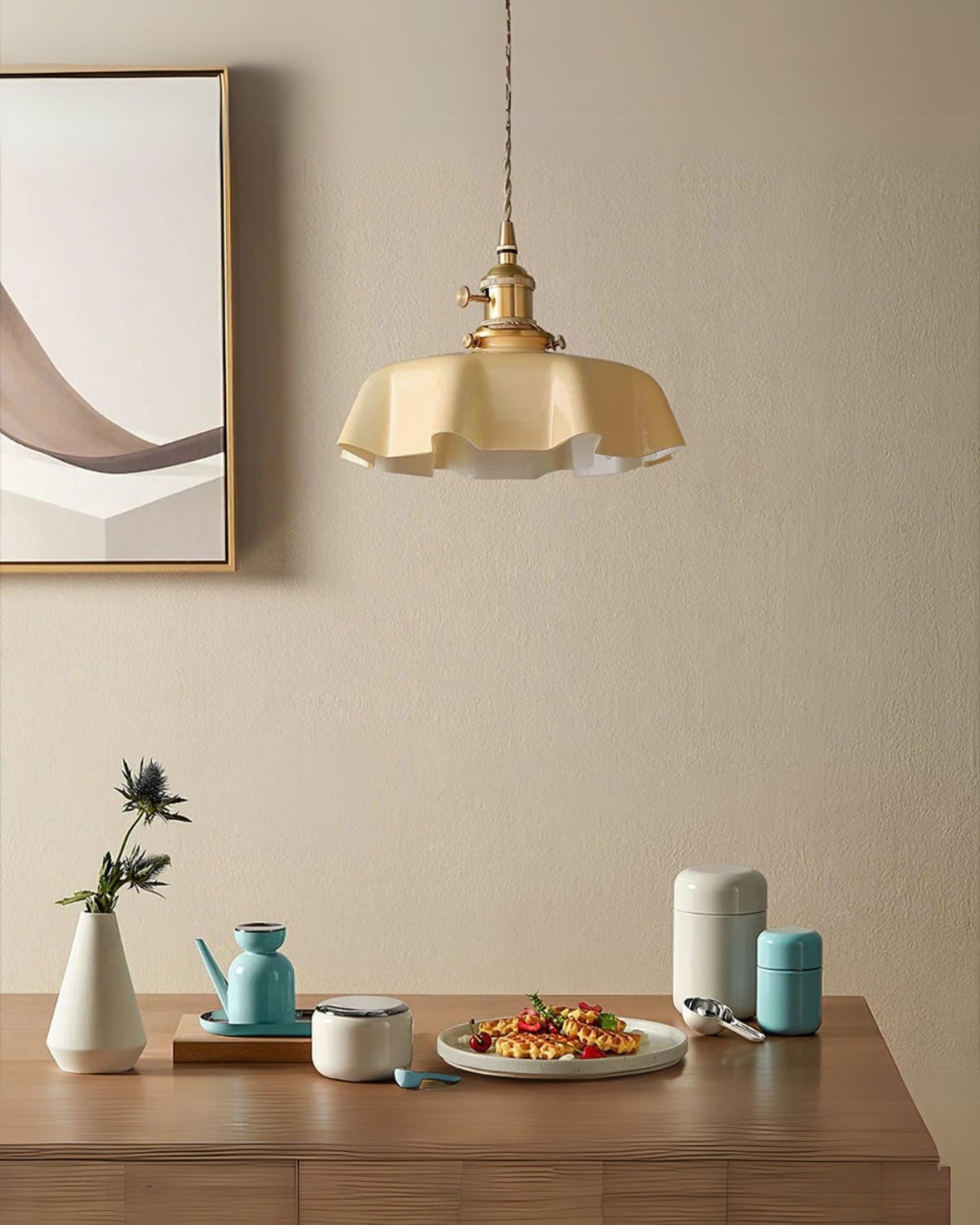 KupferGlanz | Pendelleuchte – Vintage Kupferlampe mit Glas