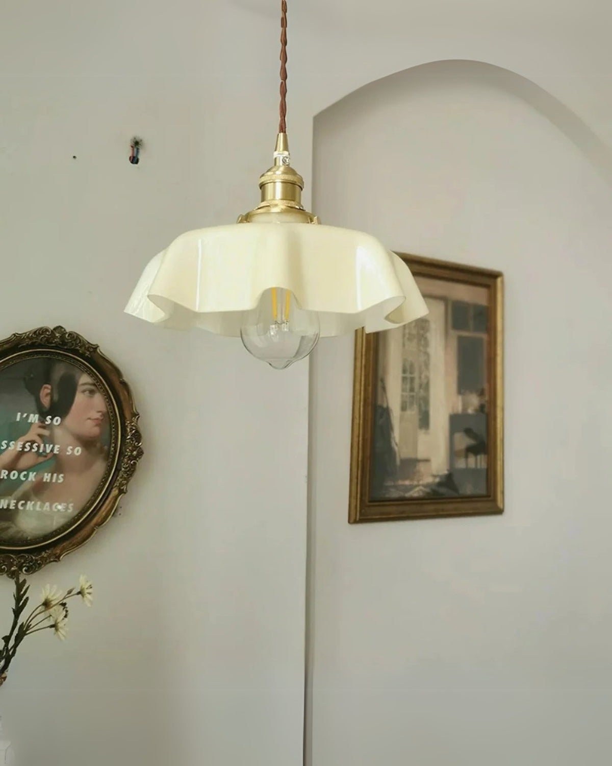 KupferGlanz | Pendelleuchte – Vintage Kupferlampe mit Glas