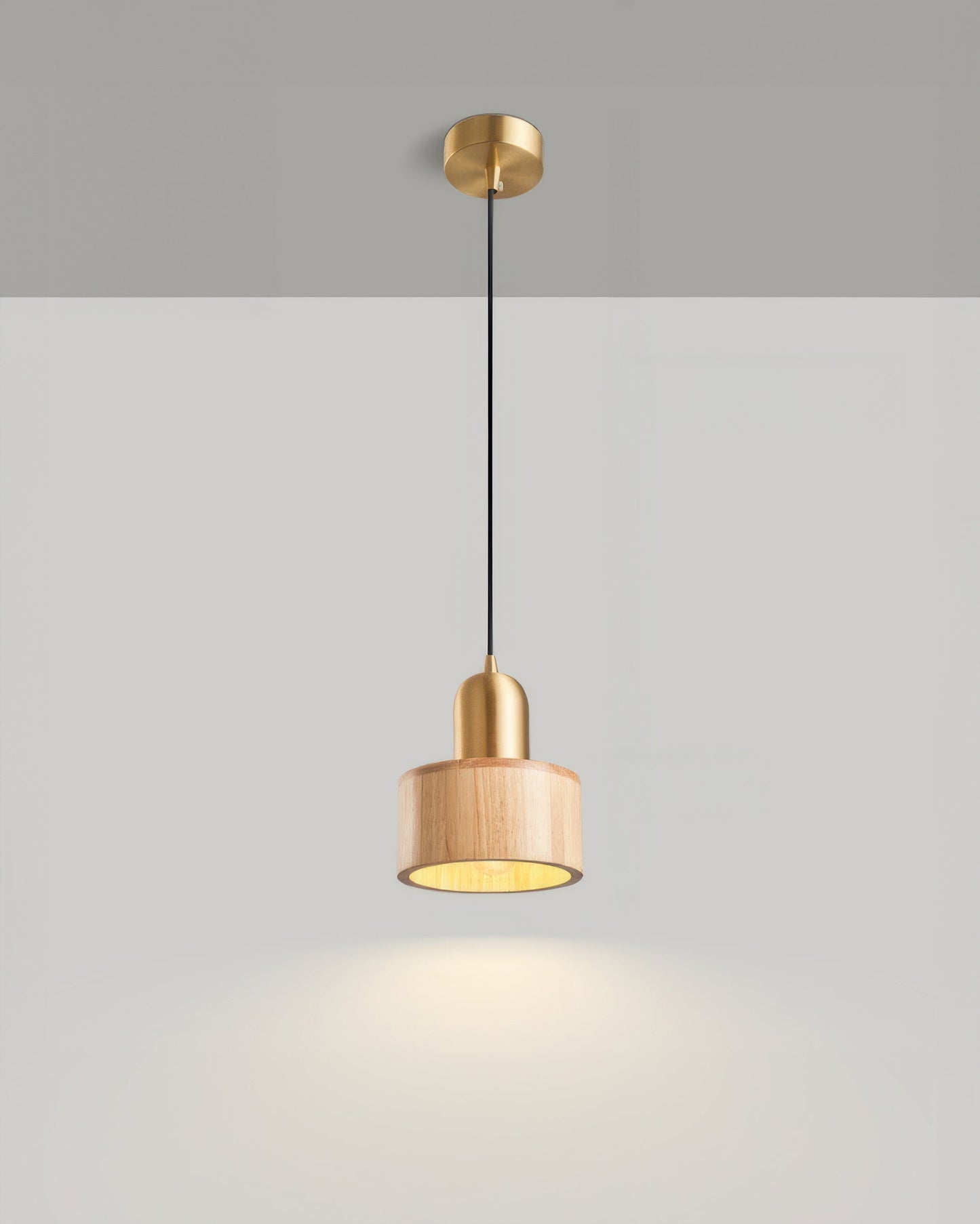 ZenLoom | Stilvolle japanisch inspirierte Zylind pendant Lampe