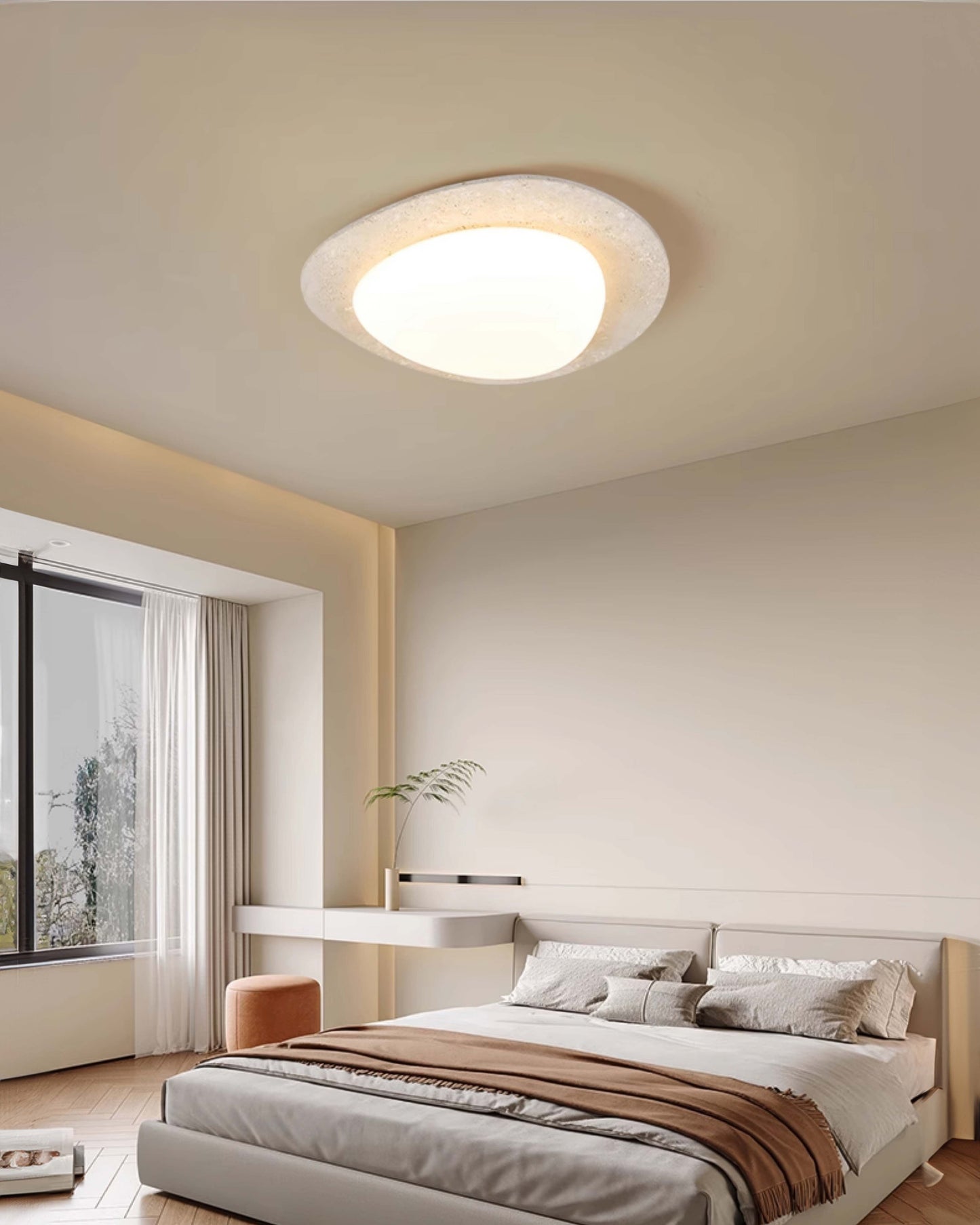 ZenAura | Deckenleuchte – Minimalistische Eleganz inspiriert vom Wabi-Sabi-Stil