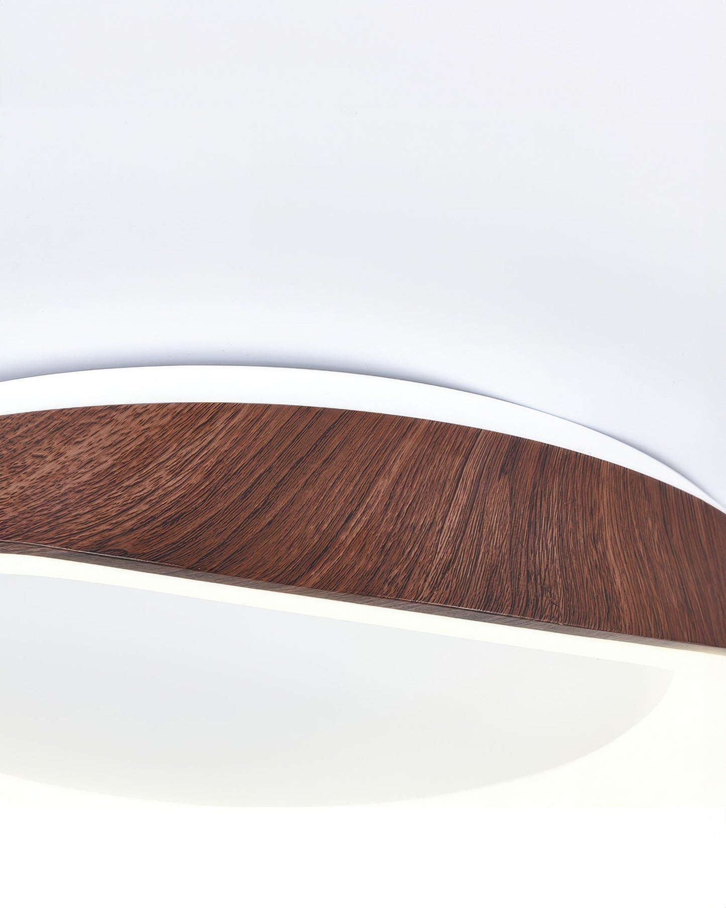 NordLuma | Skandinavische Eleganz Holzmaserung Deckenleuchte