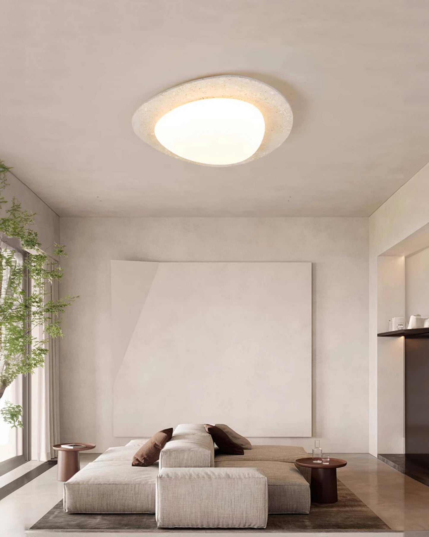 ZenAura | Deckenleuchte – Minimalistische Eleganz inspiriert vom Wabi-Sabi-Stil