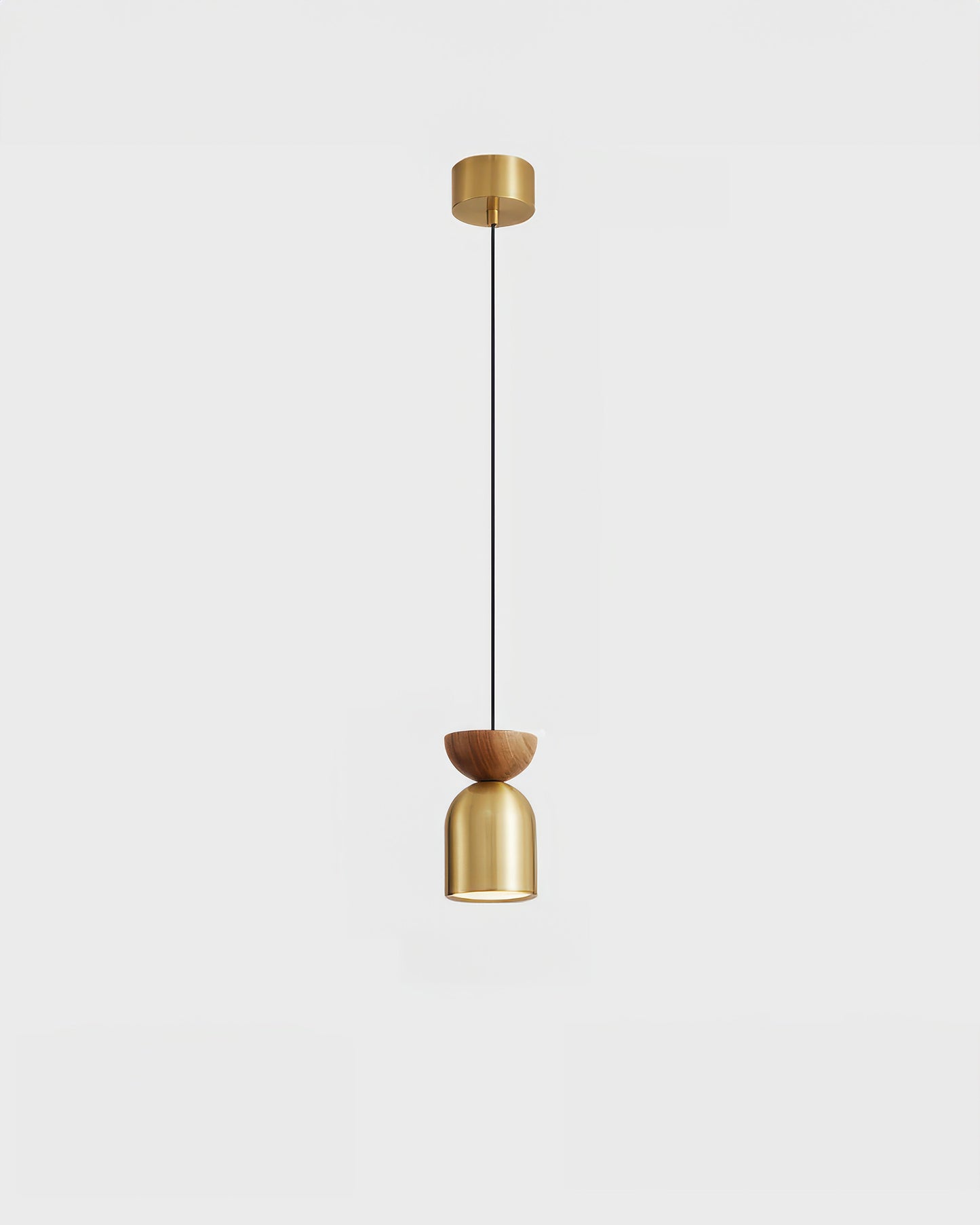 AstroLuxe | Walnut UFO Pendelleuchte