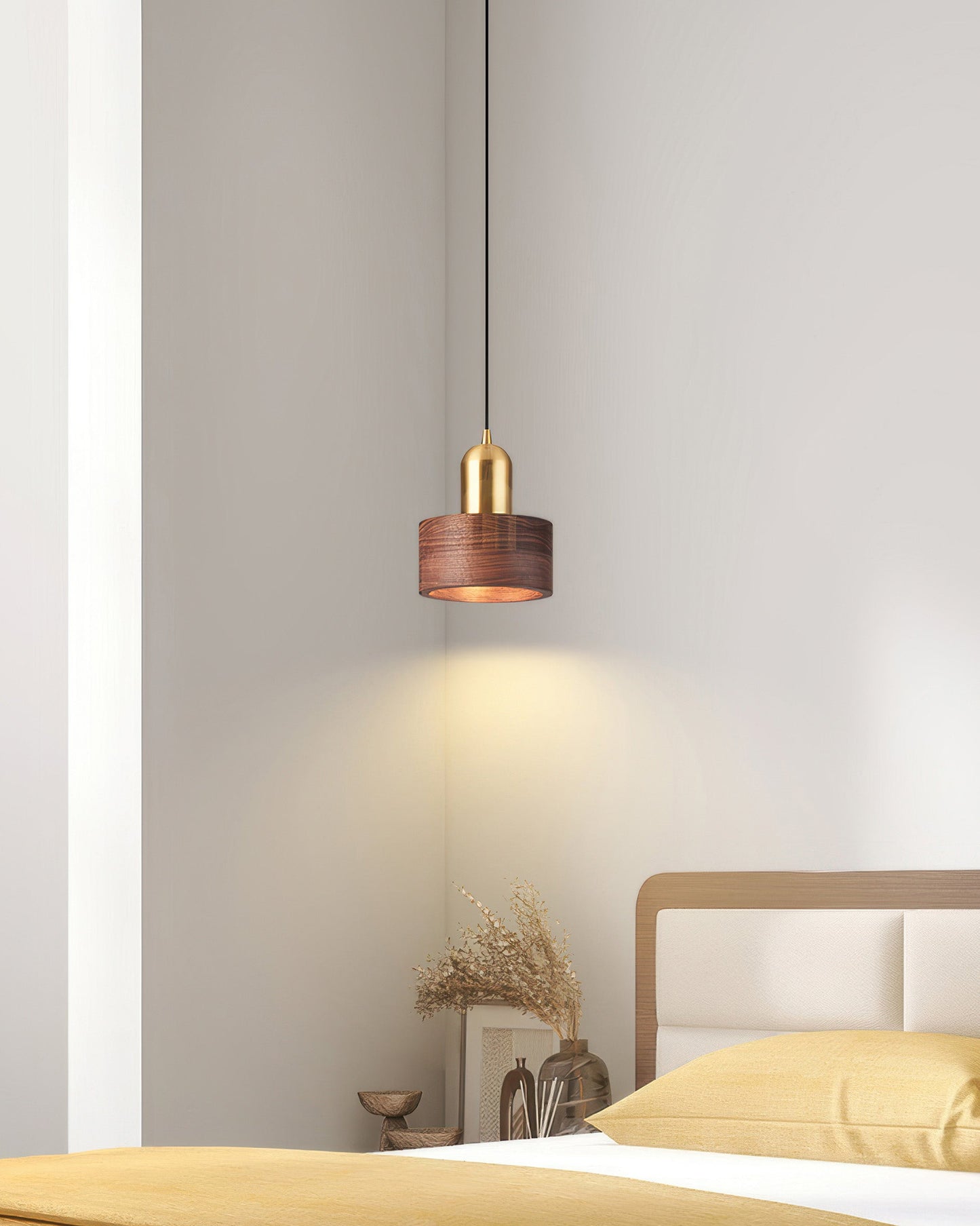 ZenLoom | Stilvolle japanisch inspirierte Zylind pendant Lampe