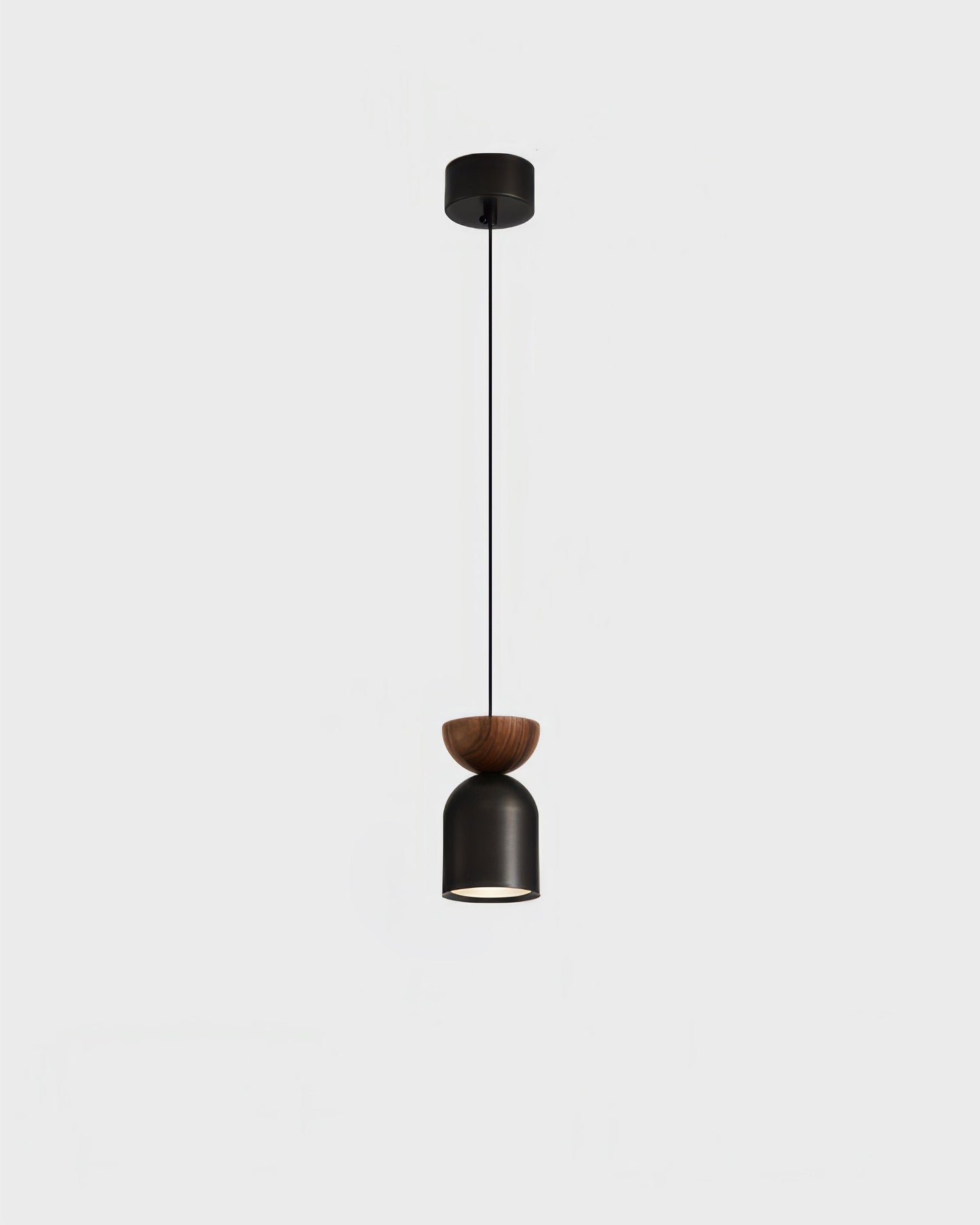 AstroLuxe | Walnut UFO Pendelleuchte