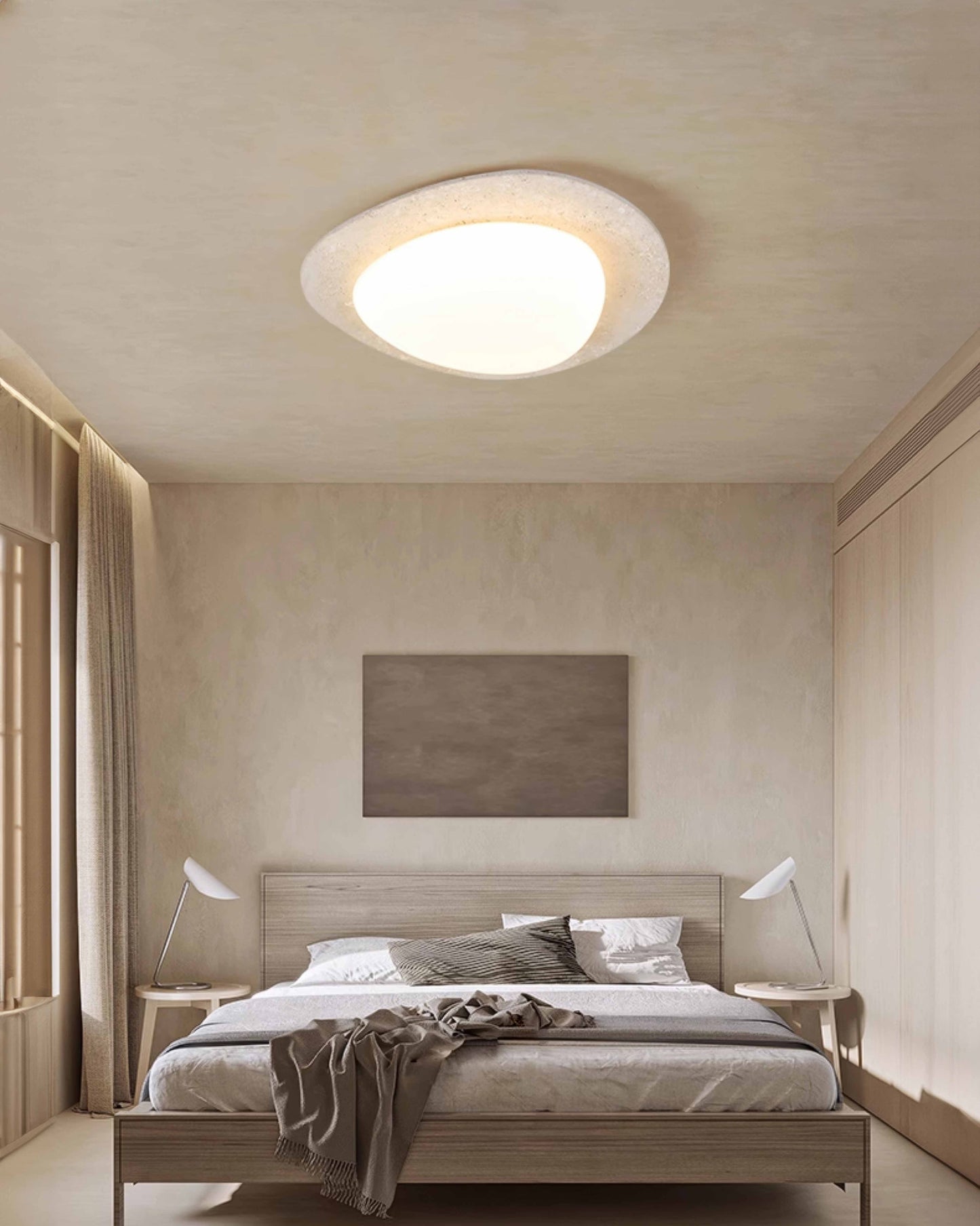 ZenAura | Deckenleuchte – Minimalistische Eleganz inspiriert vom Wabi-Sabi-Stil