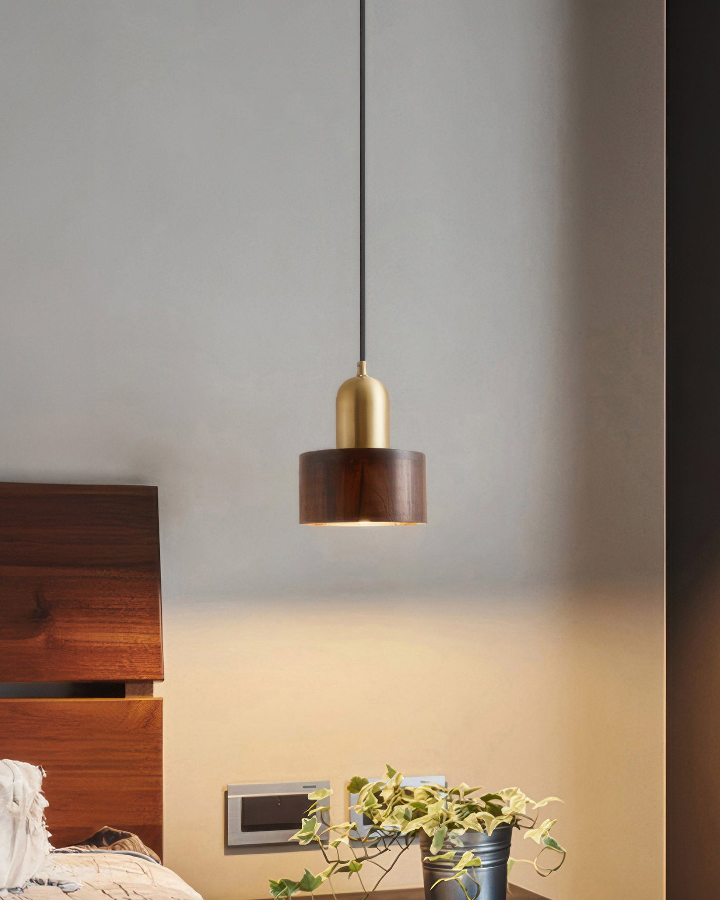 ZenLoom | Stilvolle japanisch inspirierte Zylind pendant Lampe
