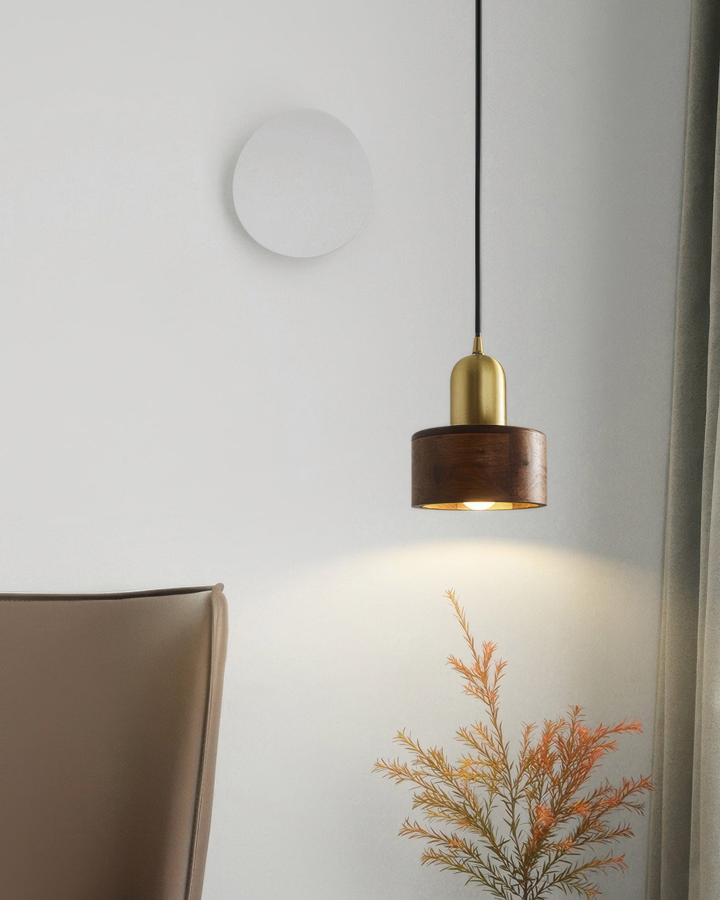 ZenLoom | Stilvolle japanisch inspirierte Zylind pendant Lampe