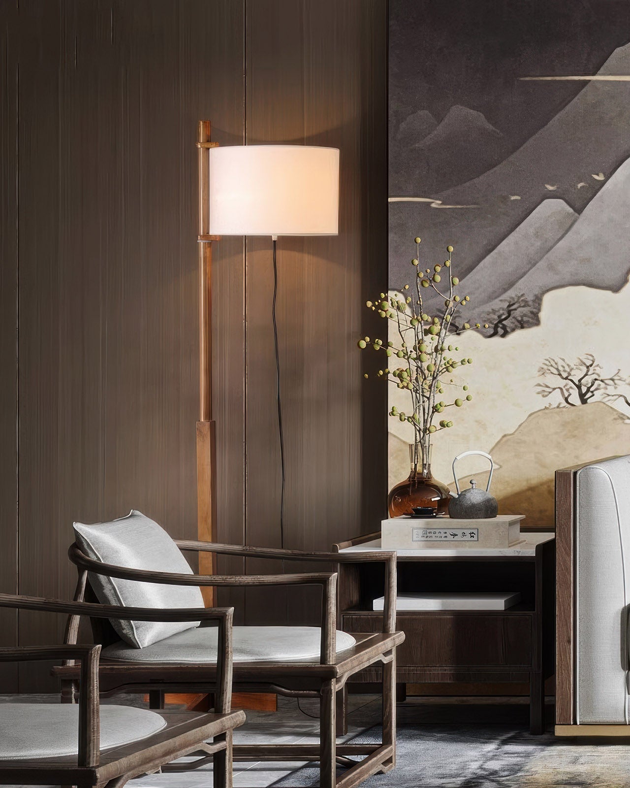 EternaLuxe Stehlampe | Minimalistischer Luxus für Ihr Zuhause