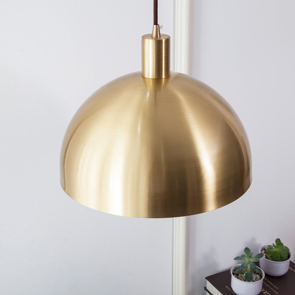 AurumLux - Stilvolle Messing-Hängeleuchte im Mid Century Design