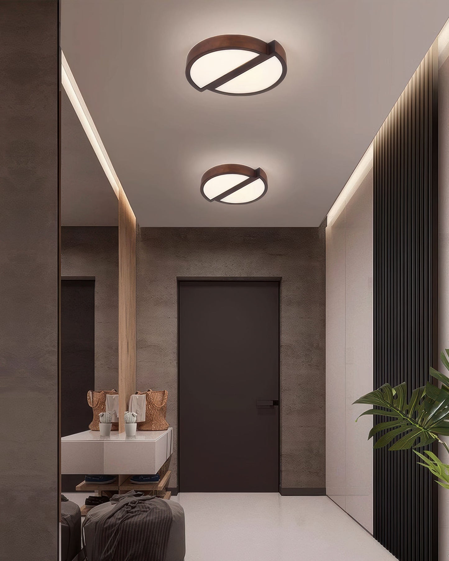 WalnutAura | LED-Deckenleuchte