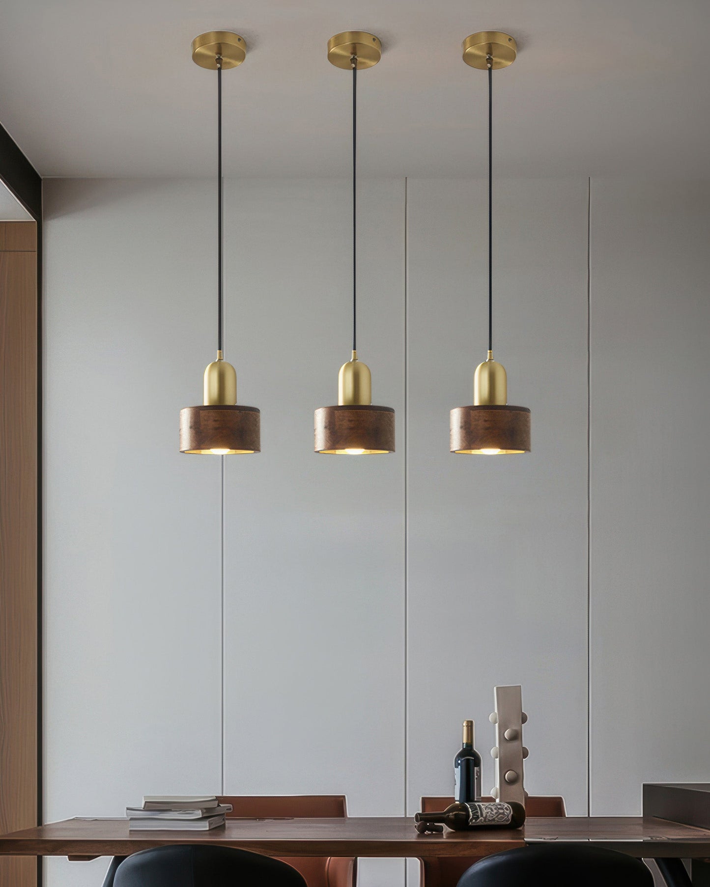 ZenLoom | Stilvolle japanisch inspirierte Zylind pendant Lampe