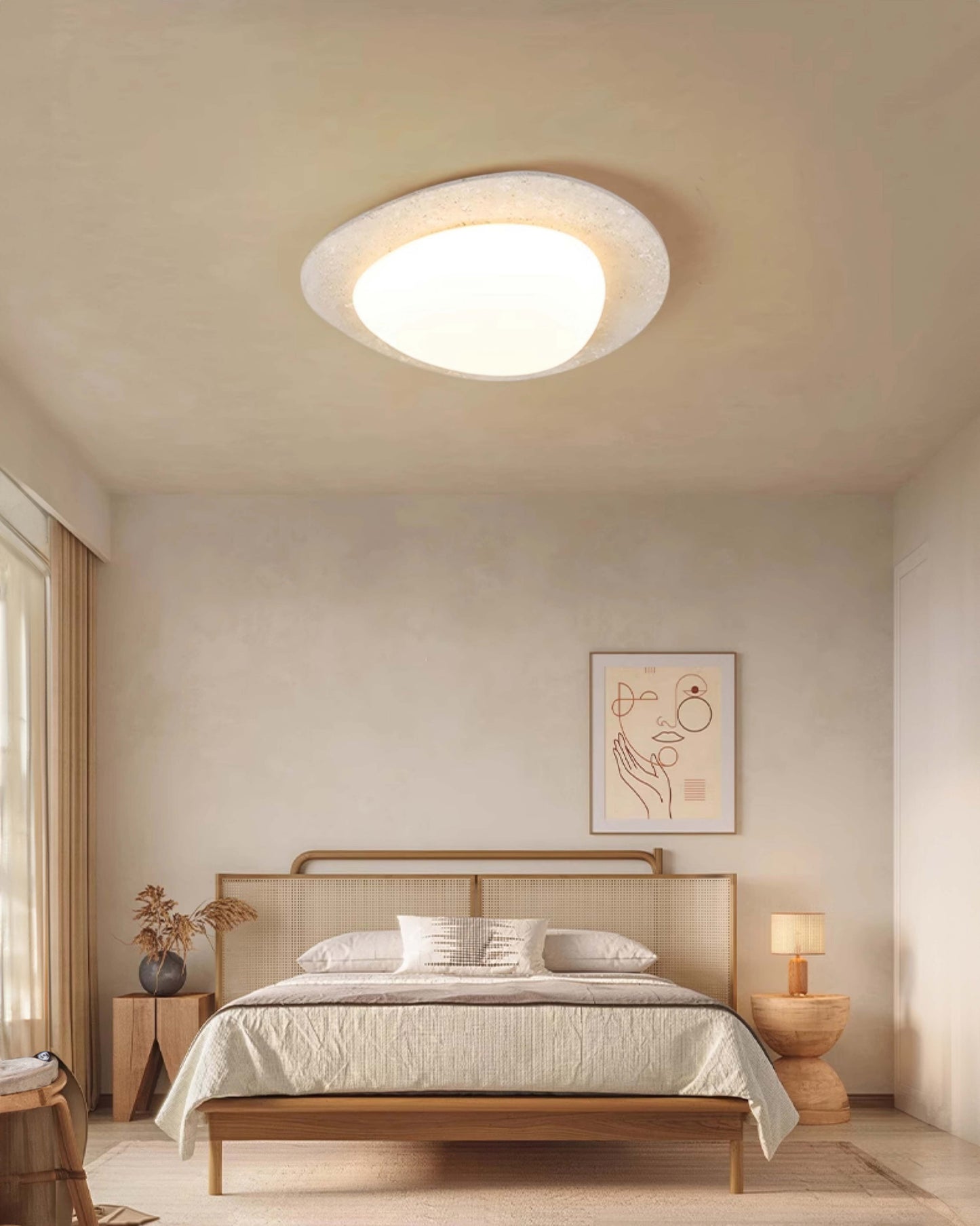 ZenAura | Deckenleuchte – Minimalistische Eleganz inspiriert vom Wabi-Sabi-Stil