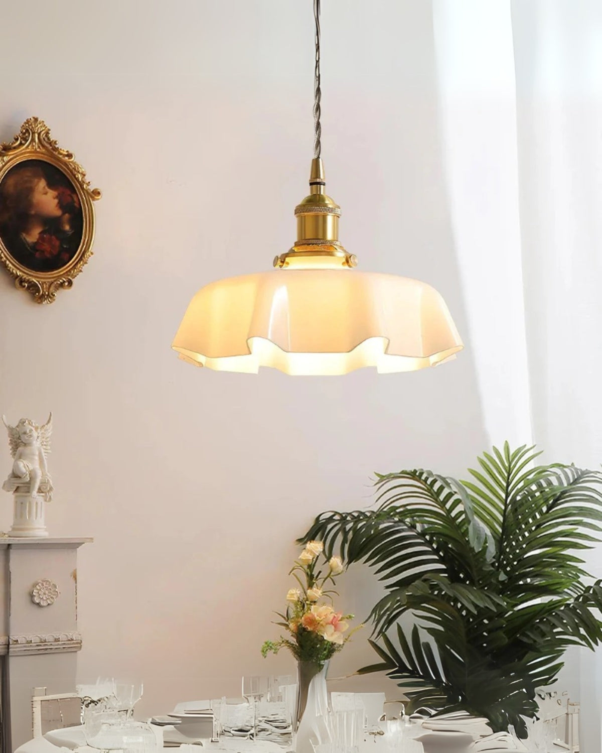 KupferGlanz | Pendelleuchte – Vintage Kupferlampe mit Glas
