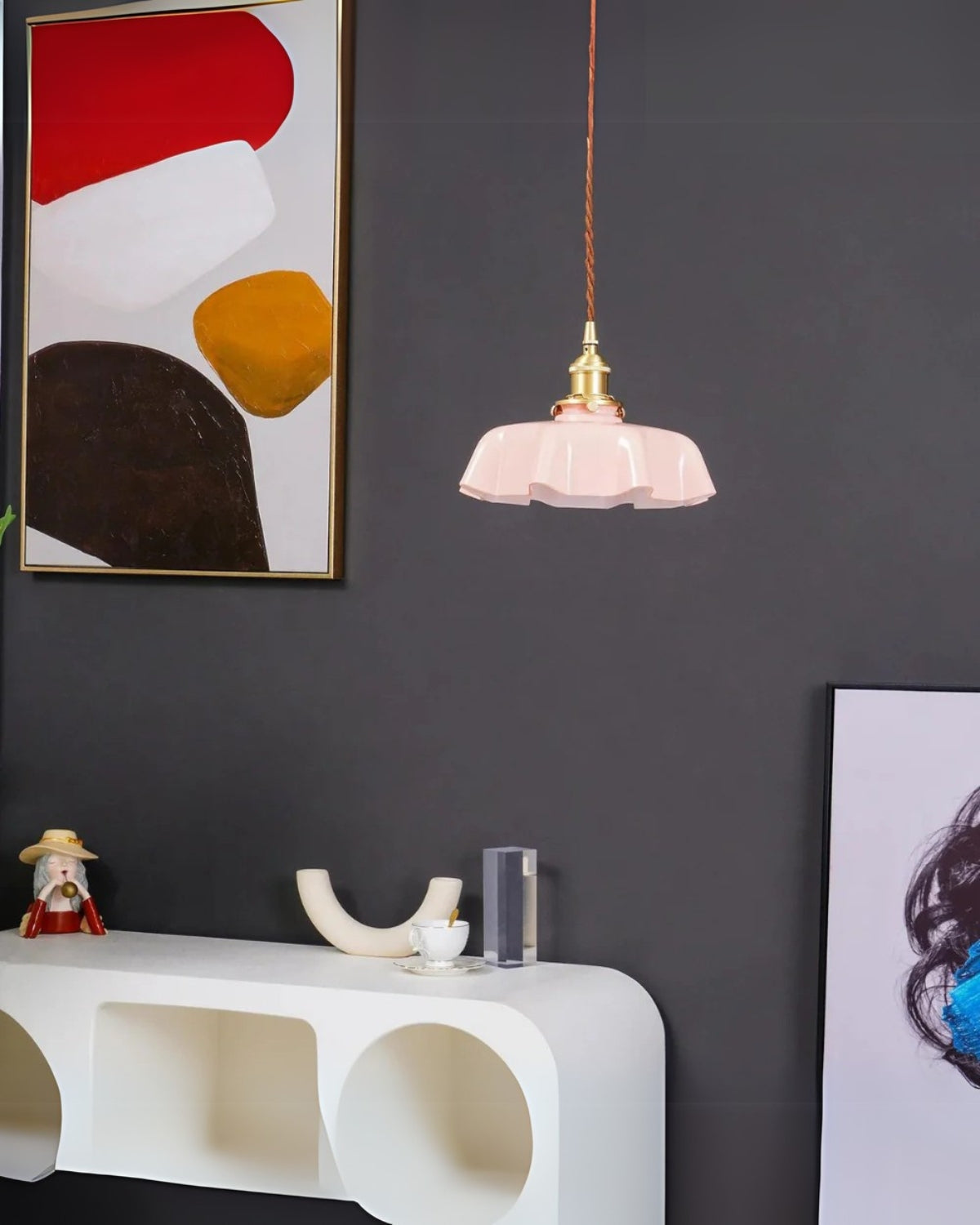 KupferGlanz | Pendelleuchte – Vintage Kupferlampe mit Glas