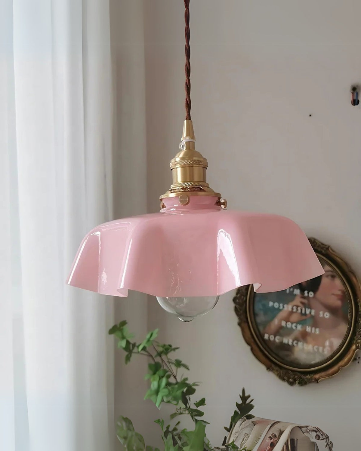 KupferGlanz | Pendelleuchte – Vintage Kupferlampe mit Glas