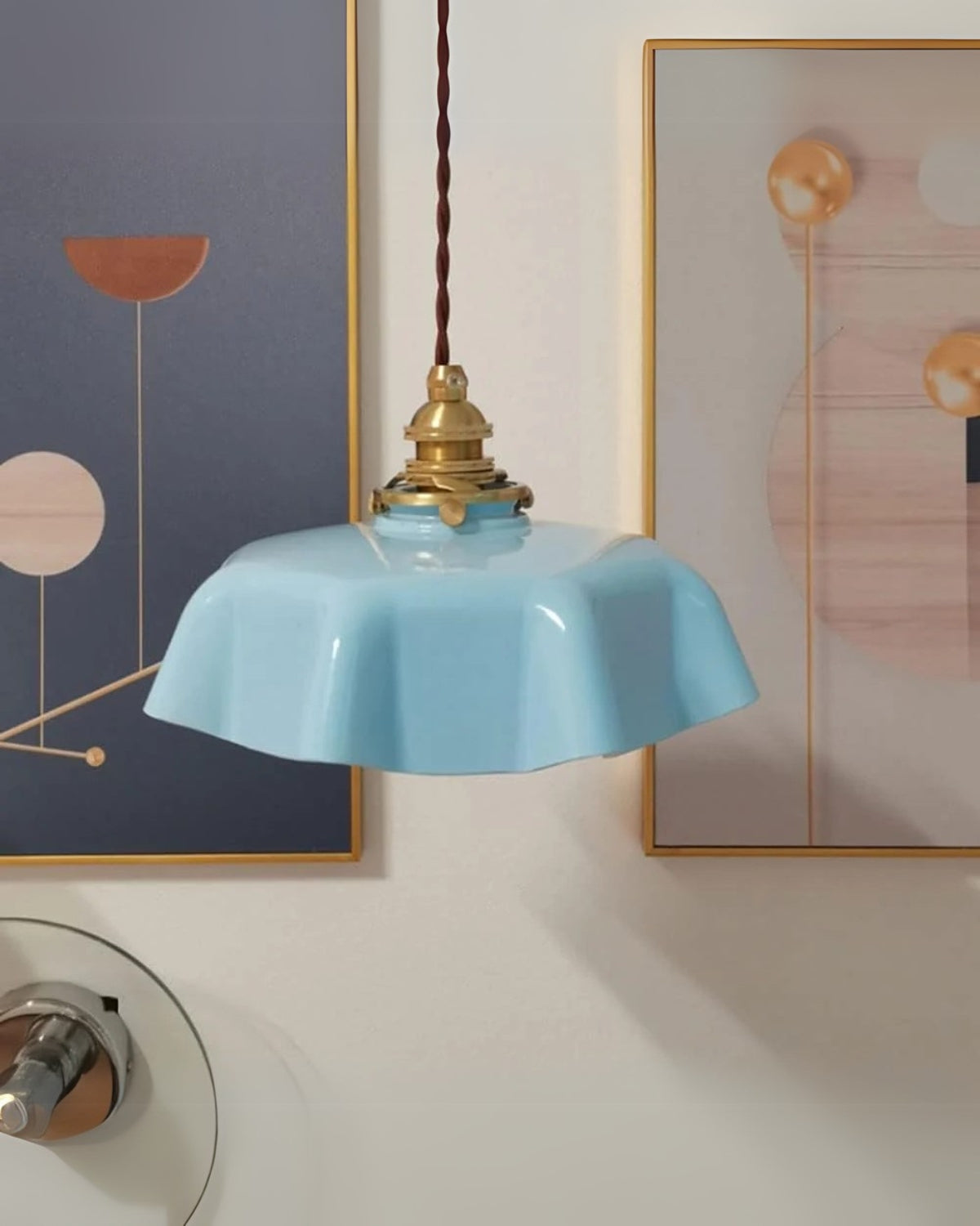 KupferGlanz | Pendelleuchte – Vintage Kupferlampe mit Glas
