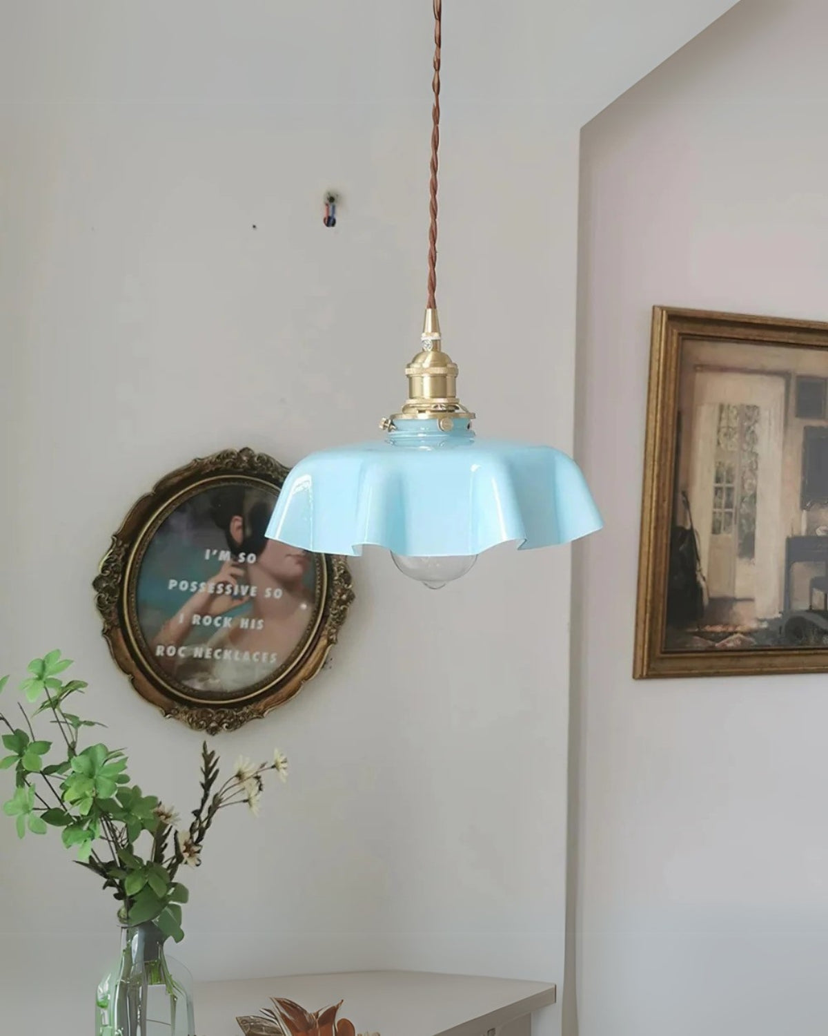 KupferGlanz | Pendelleuchte – Vintage Kupferlampe mit Glas
