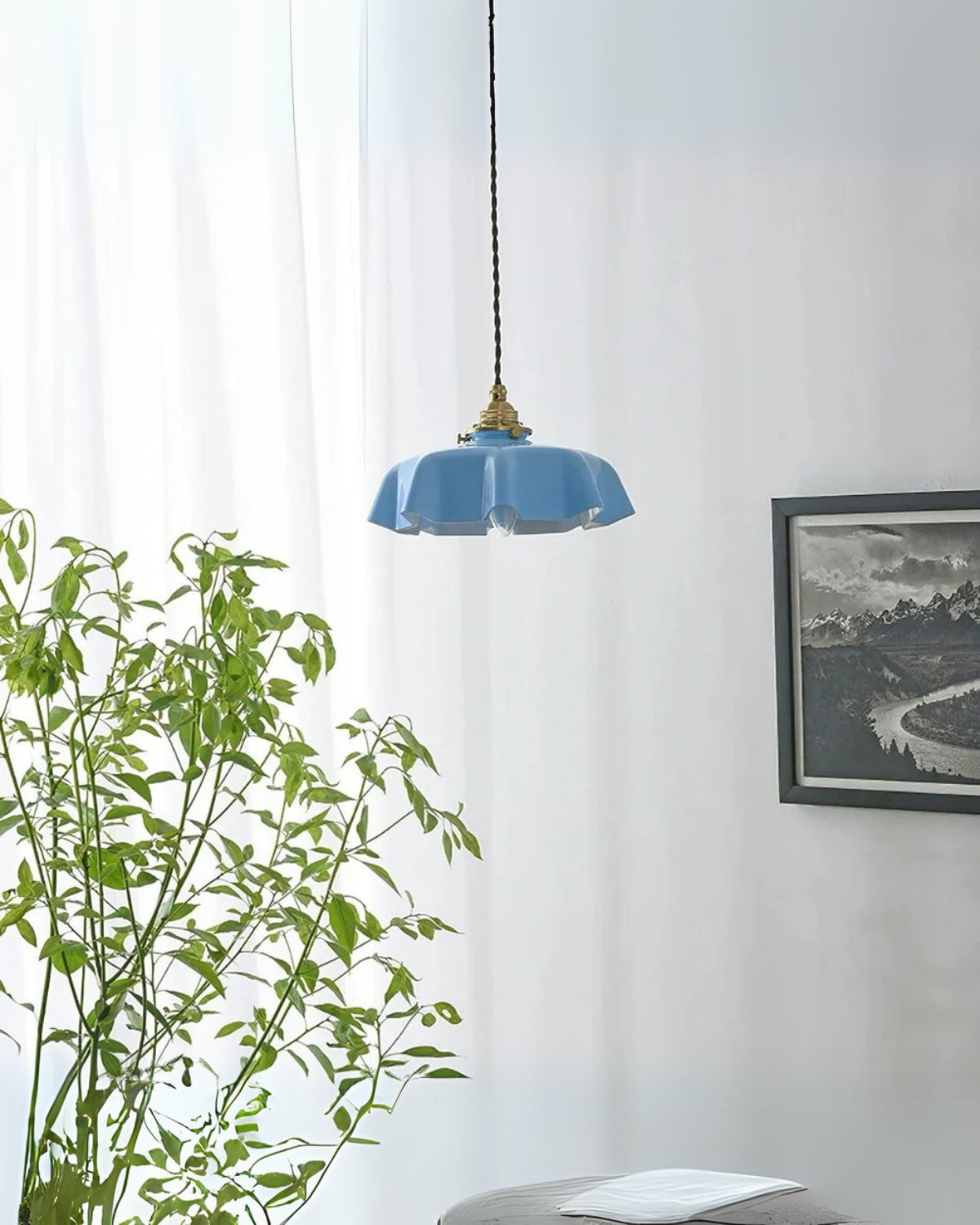 KupferGlanz | Pendelleuchte – Vintage Kupferlampe mit Glas