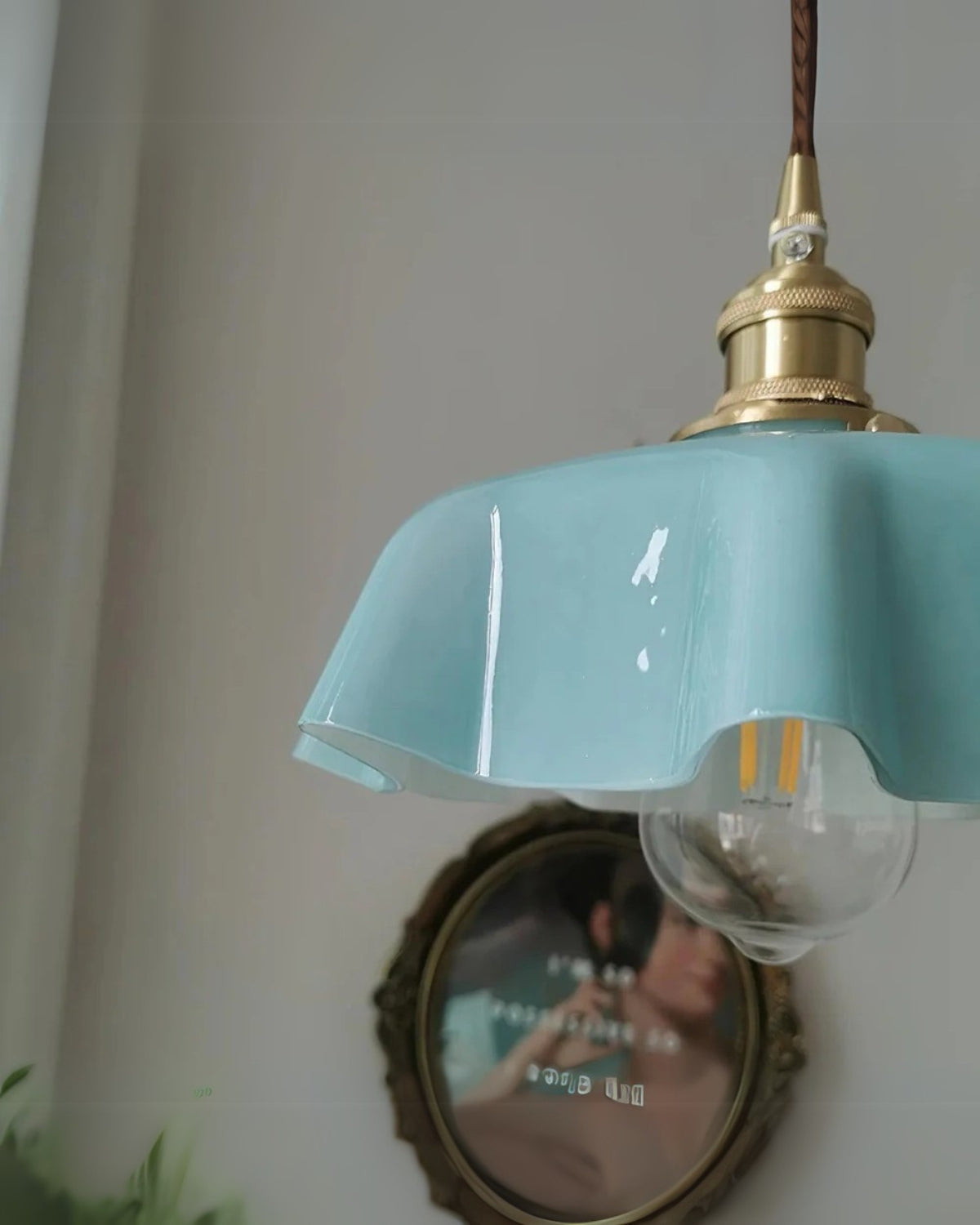 KupferGlanz | Pendelleuchte – Vintage Kupferlampe mit Glas