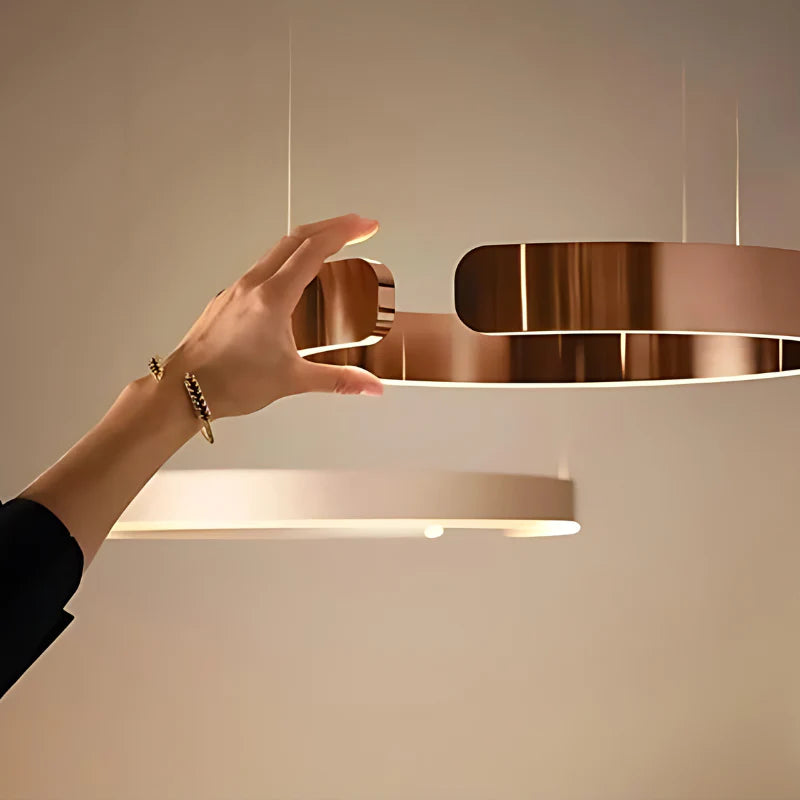 LumiRadiance | Deckenleuchte – Elegantes Design für jedes Zimmer - Rose Gold