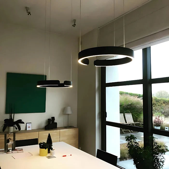 LumoAura | Deckenleuchte – Elegantes Design für jedes Zimmer - Schwarz