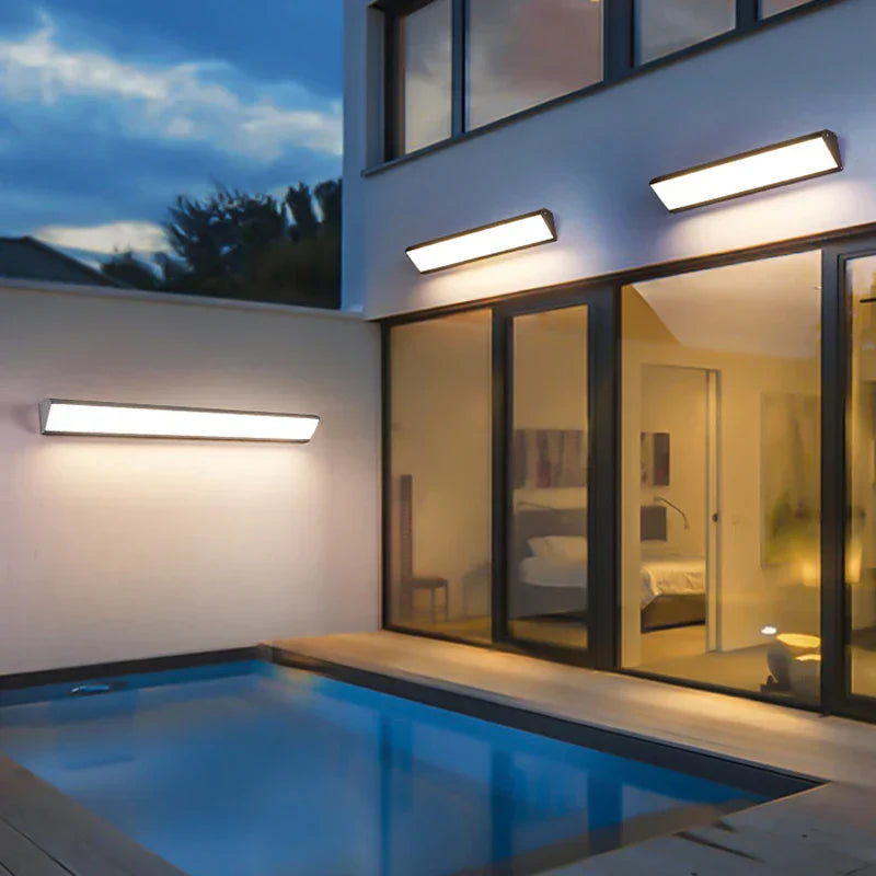Lana | Gartenleuchte – Wetterfester LED-Außenstrahler im Modernen Design, Warmweißes Licht, Mit Bewegungssensor, Für Garten, Terrasse & Hof, In Größen 60/90 cm Erhältlich