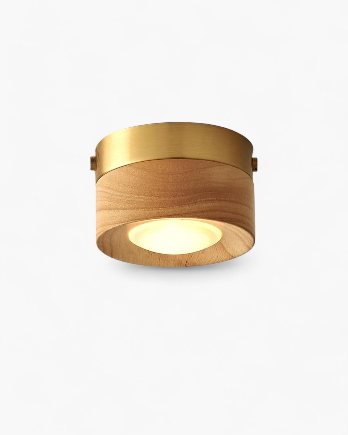 GoldHolz Deckenleuchte | Natürliche Eleganz mit modernem Charme