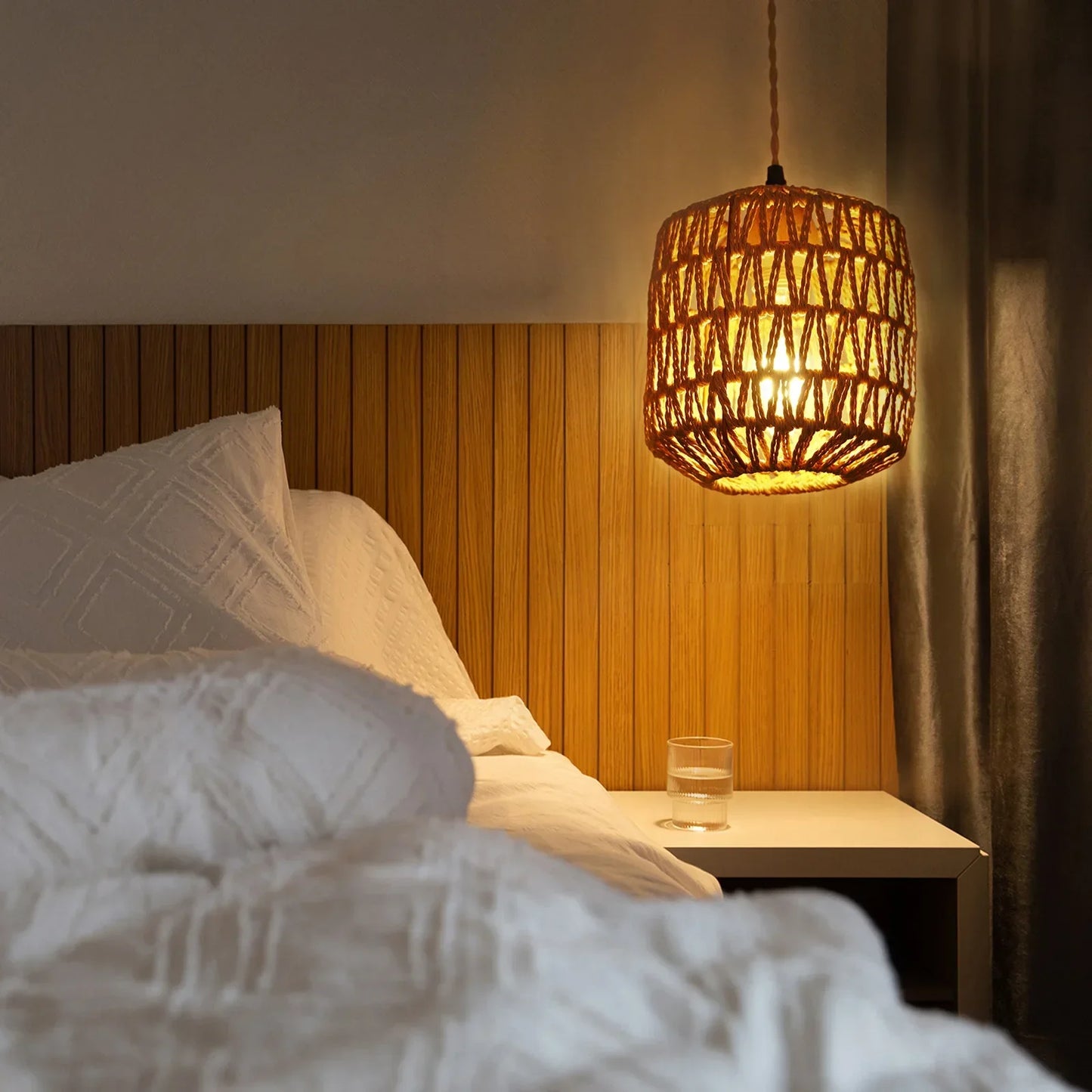 Rattano | Wandleuchte – Retro Rattan Design für Innenräume 1