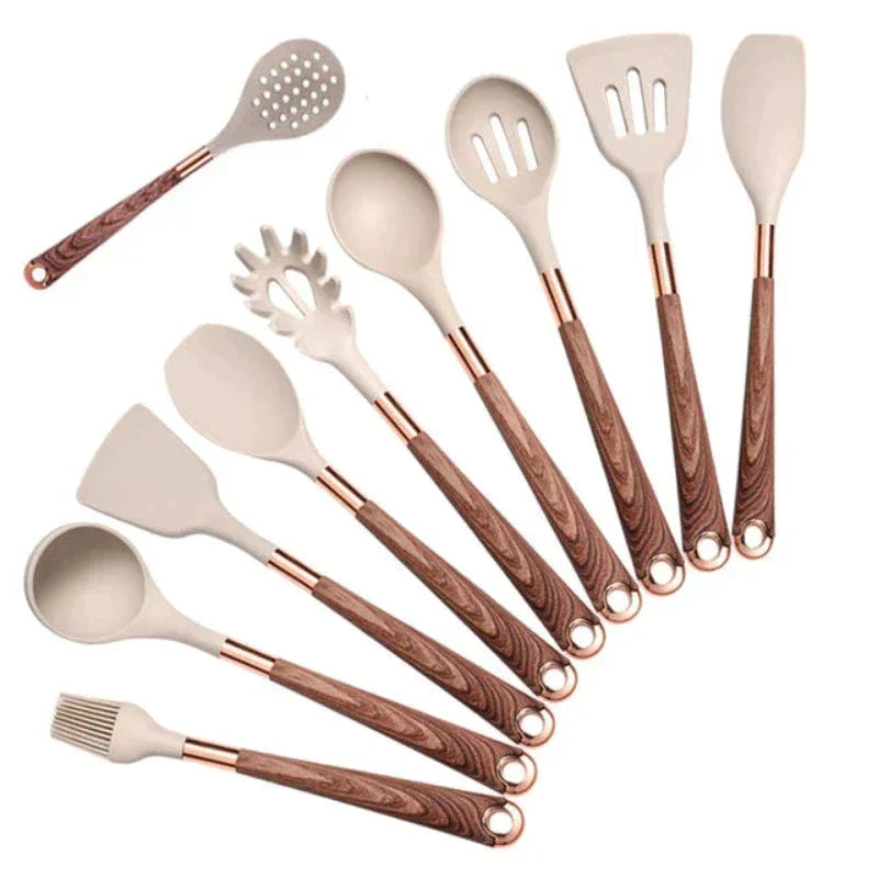 Silicor | Küchenset – 10-teilig, Hitzebeständig und Ergonomisch für Stilvolles Kochen 5