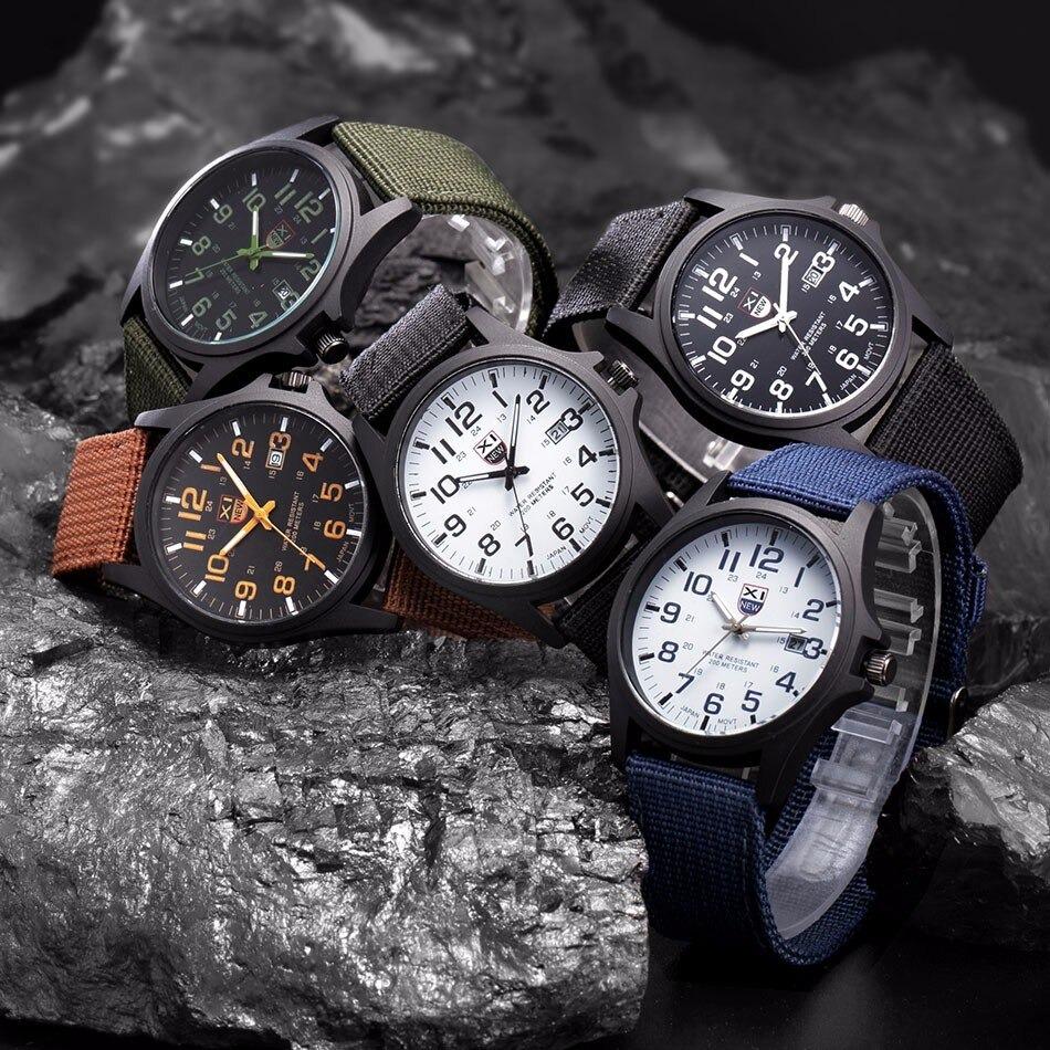 Taktor | Herrenuhr – Robuste Militär-Armbanduhr mit Wasserbeständigkeit und Stoppuhr 6