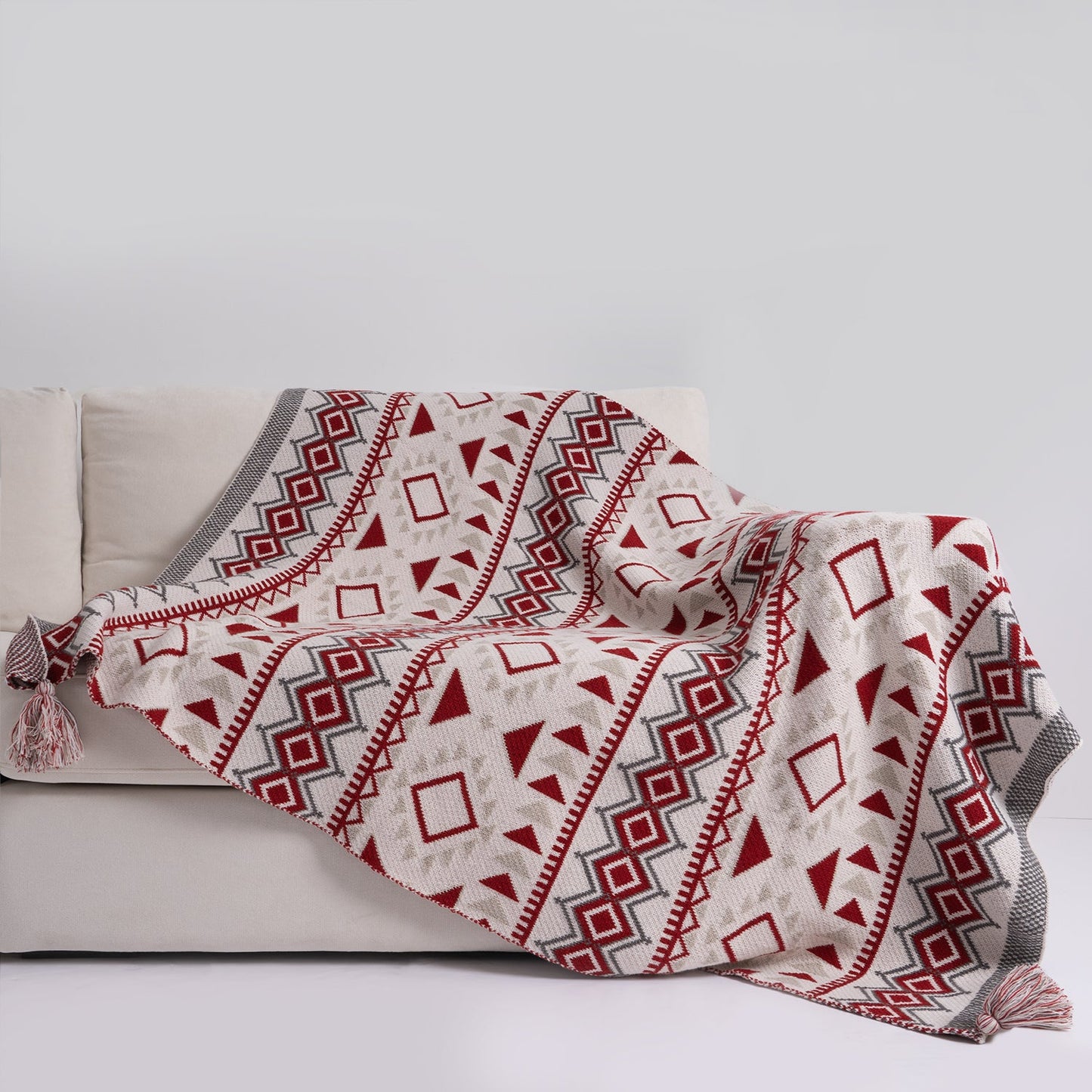 Tribalia | Wohndecke – Warm und Stilvoll mit Modernem Stammesmuster 3