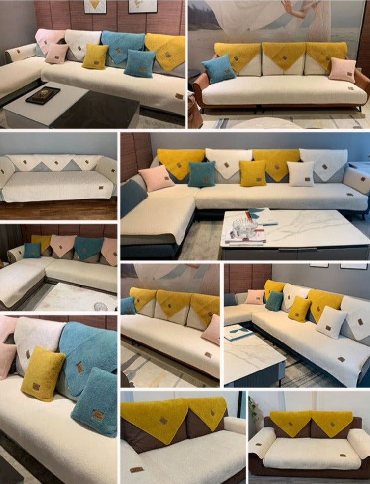 Veloria | Sofabezug – Hochwertiger, Waschmaschinengeeigneter Schutz für Ihr Sofa 4