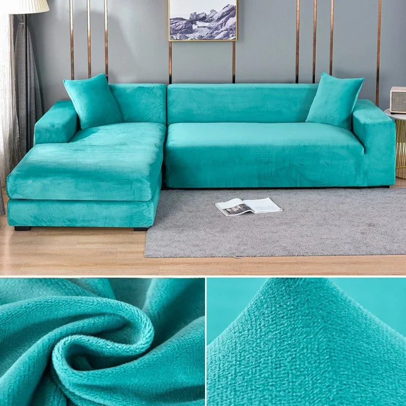 Veloria | Sofabezug – Luxuriöser Stretch-Samt für perfekten Schutz und eleganten Look 15