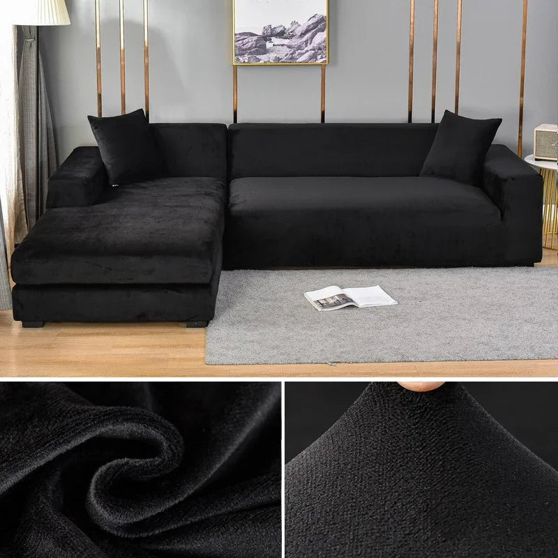 Veloria | Sofabezug – Luxuriöser Stretch-Samt für perfekten Schutz und eleganten Look 16