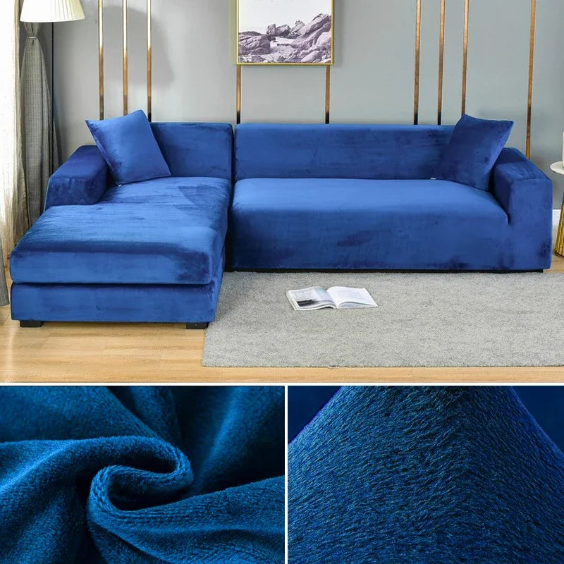 Veloria | Sofabezug – Luxuriöser Stretch-Samt für perfekten Schutz und eleganten Look 18