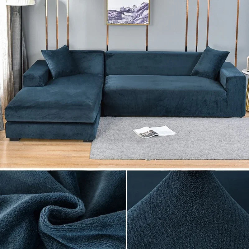 Veloria | Sofabezug – Luxuriöser Stretch-Samt für perfekten Schutz und eleganten Look 22