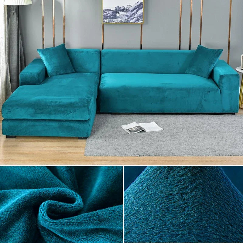 Veloria | Sofabezug – Luxuriöser Stretch-Samt für perfekten Schutz und eleganten Look 23