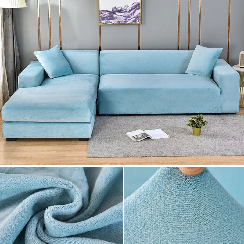 Veloria | Sofabezug – Luxuriöser Stretch-Samt für perfekten Schutz und eleganten Look 24