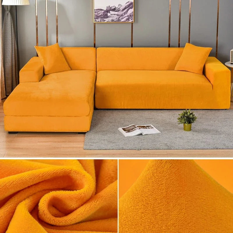Veloria | Sofabezug – Luxuriöser Stretch-Samt für perfekten Schutz und eleganten Look 9