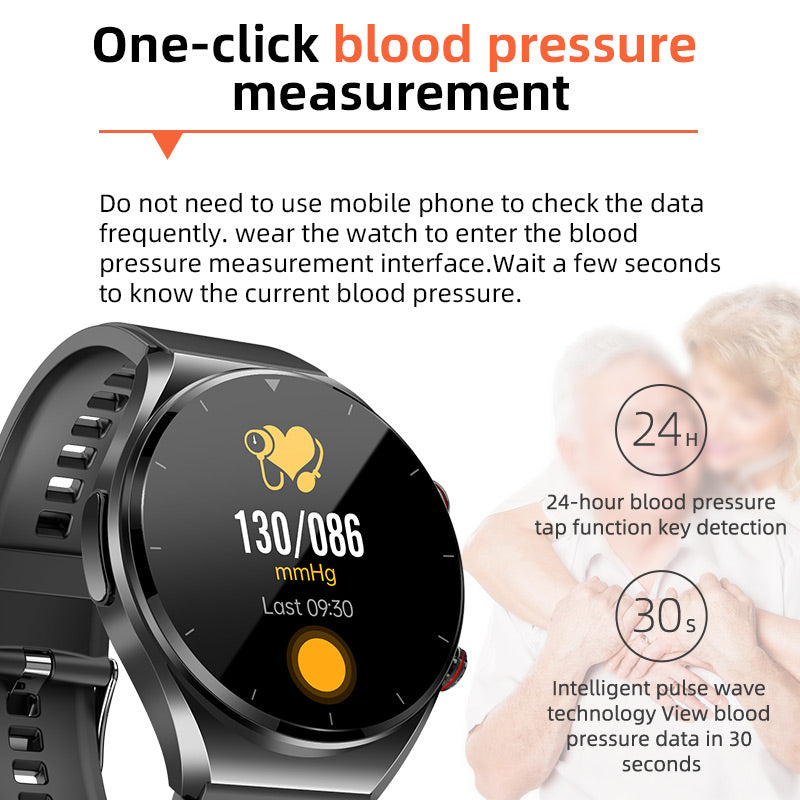 Vitaris | Gesundheits Smartwatch – Blutzucker- und EKG-Überwachung, IP67 Wasserdicht 8