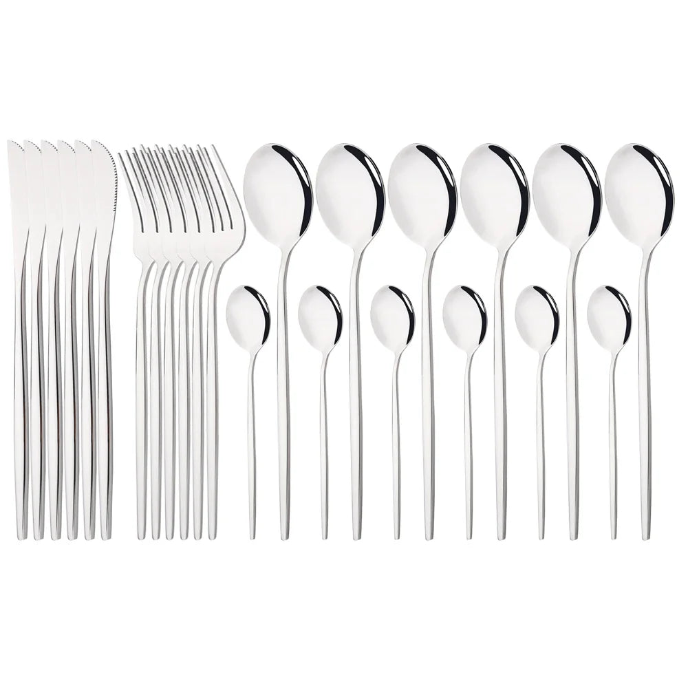Vittoria | Besteckset Schwarz – Elegantes Edelstahl für jeden Anlass 13